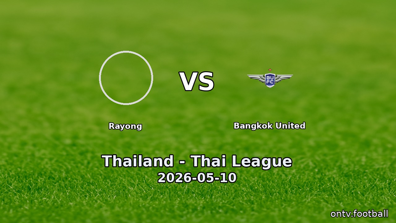 Rayong vs Bangkok United