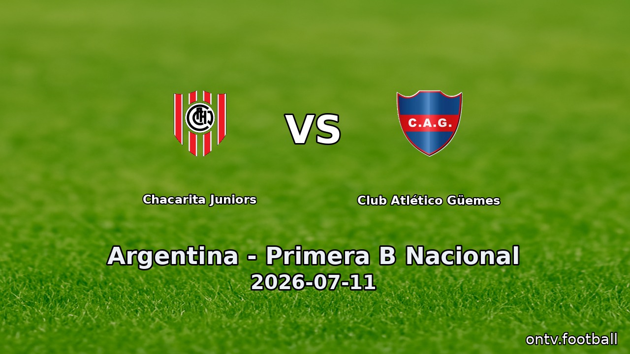 Chacarita Juniors vs Club Atlético Güemes