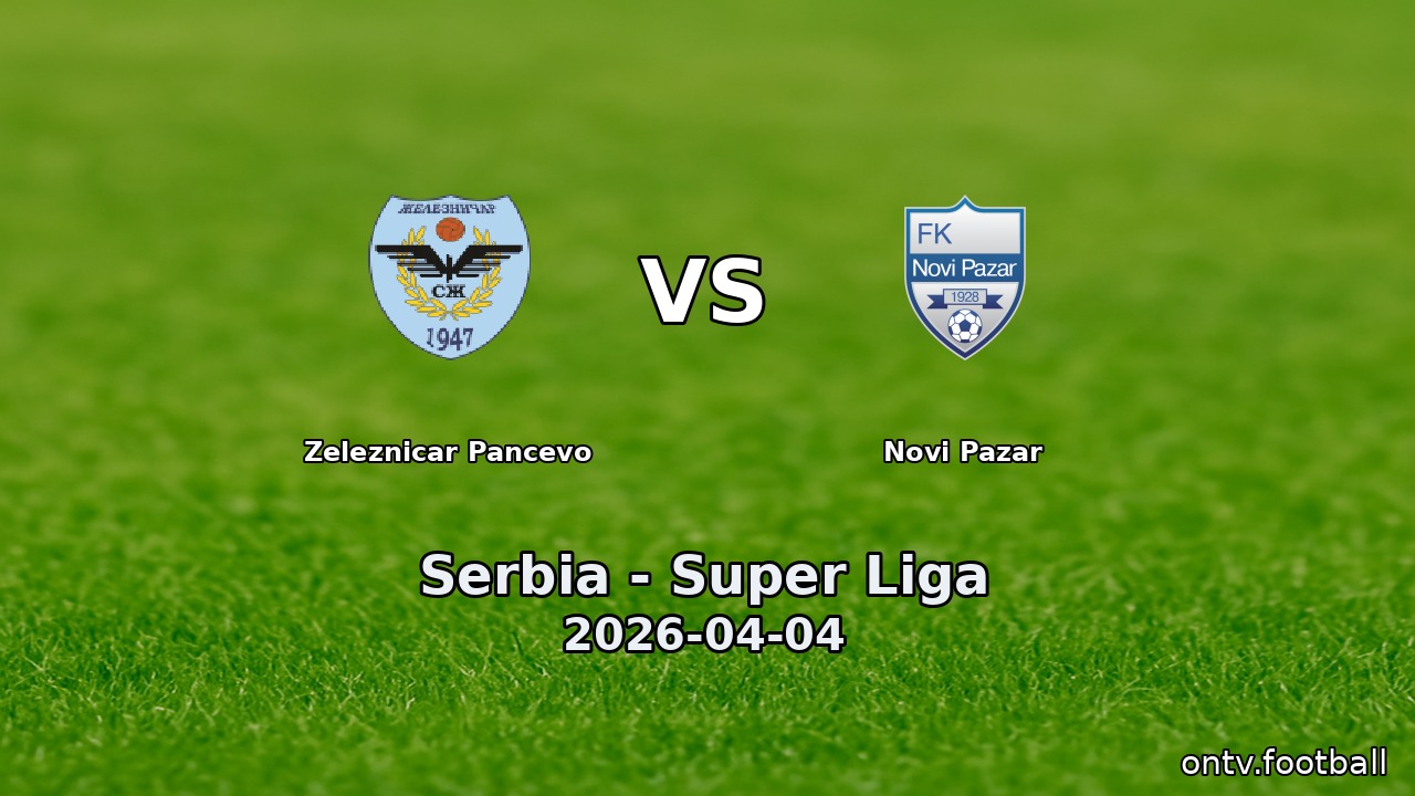 Zeleznicar Pancevo vs Novi Pazar