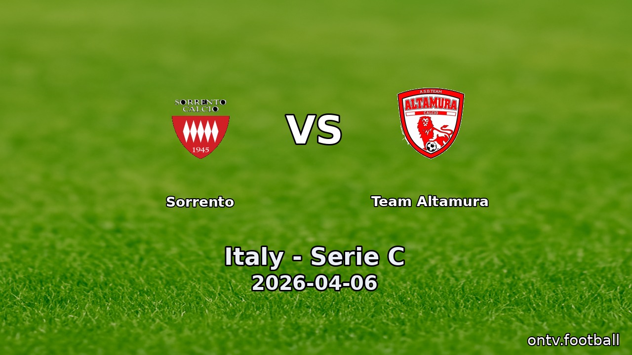 Sorrento vs Team Altamura