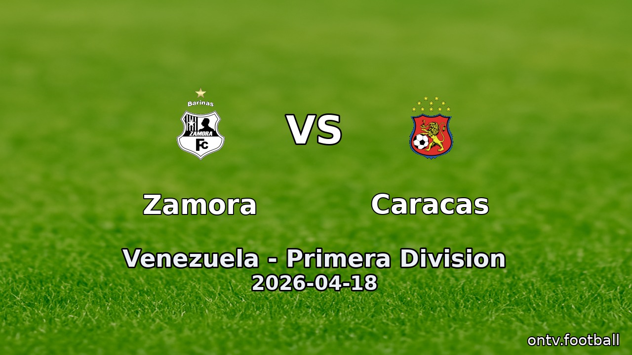 Zamora vs Caracas