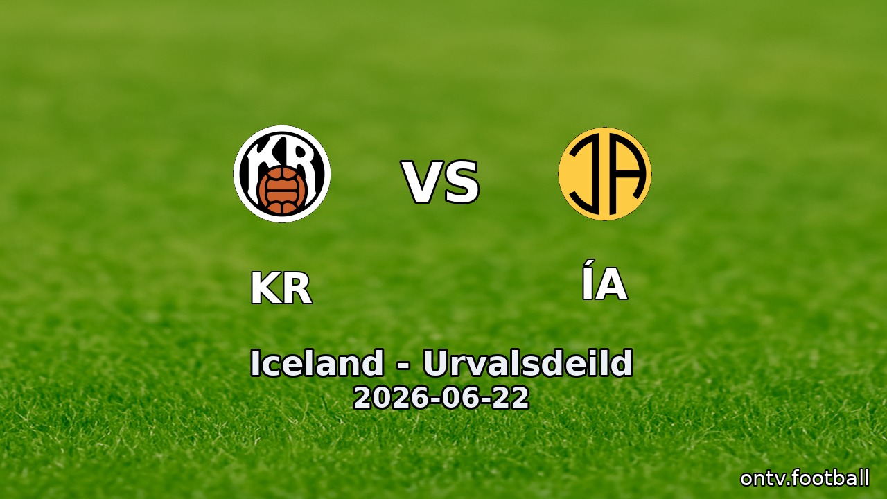KR vs ÍA