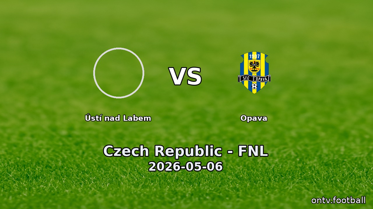Ústí nad Labem vs Opava