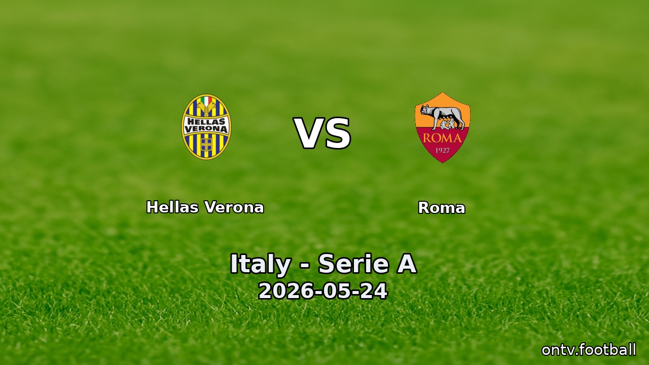 Hellas Verona vs Roma