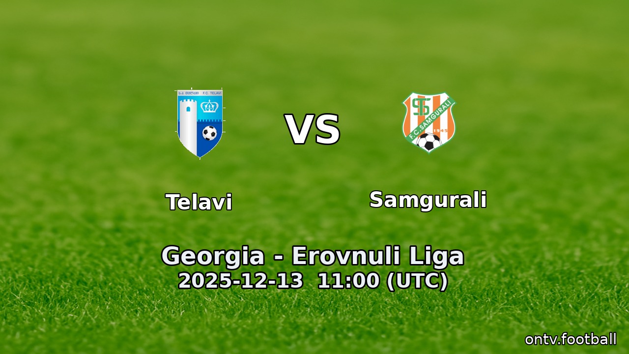 Telavi vs Samgurali