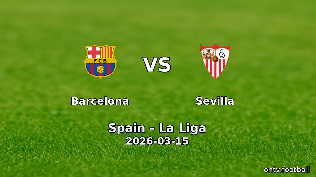 Barcelona vs Sevilla