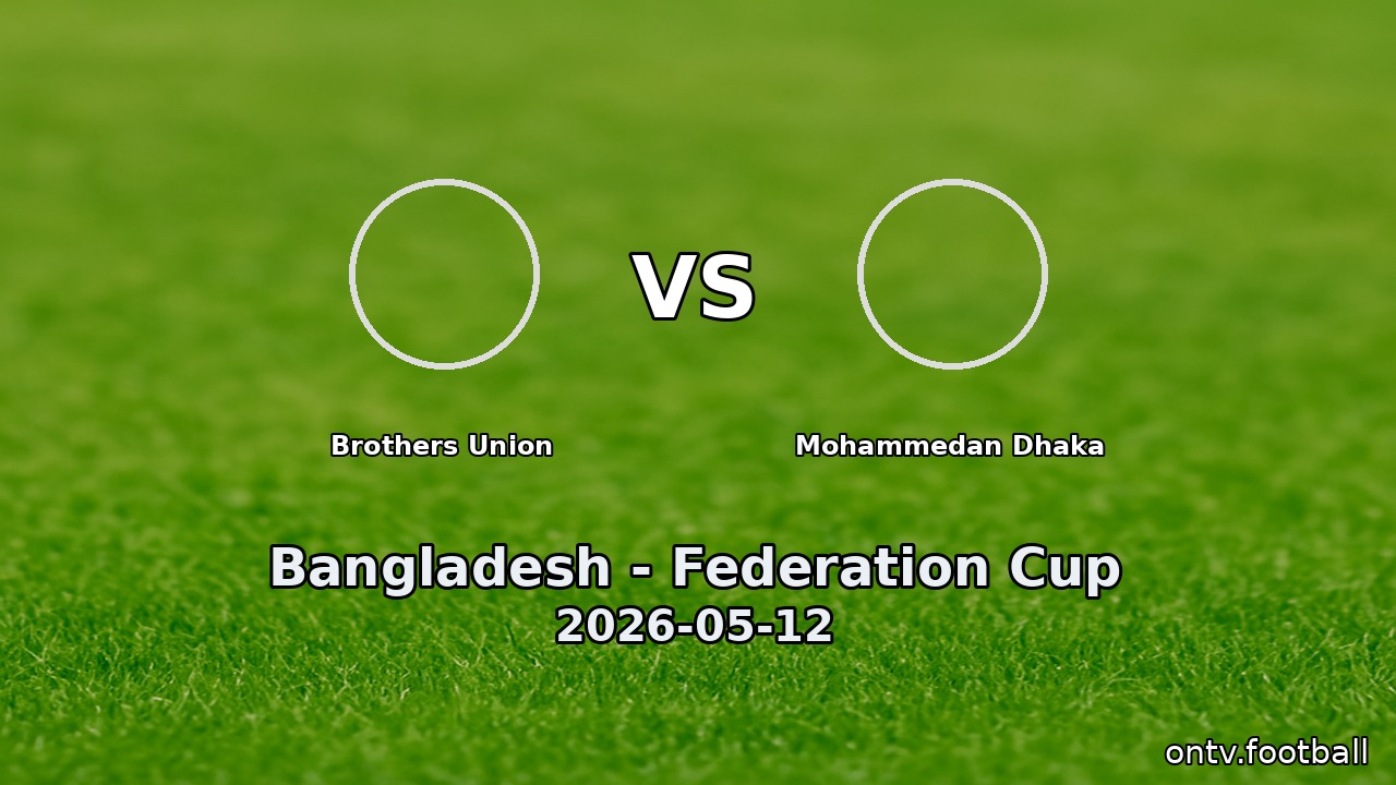 Brothers Union vs Mohammedan Dhaka