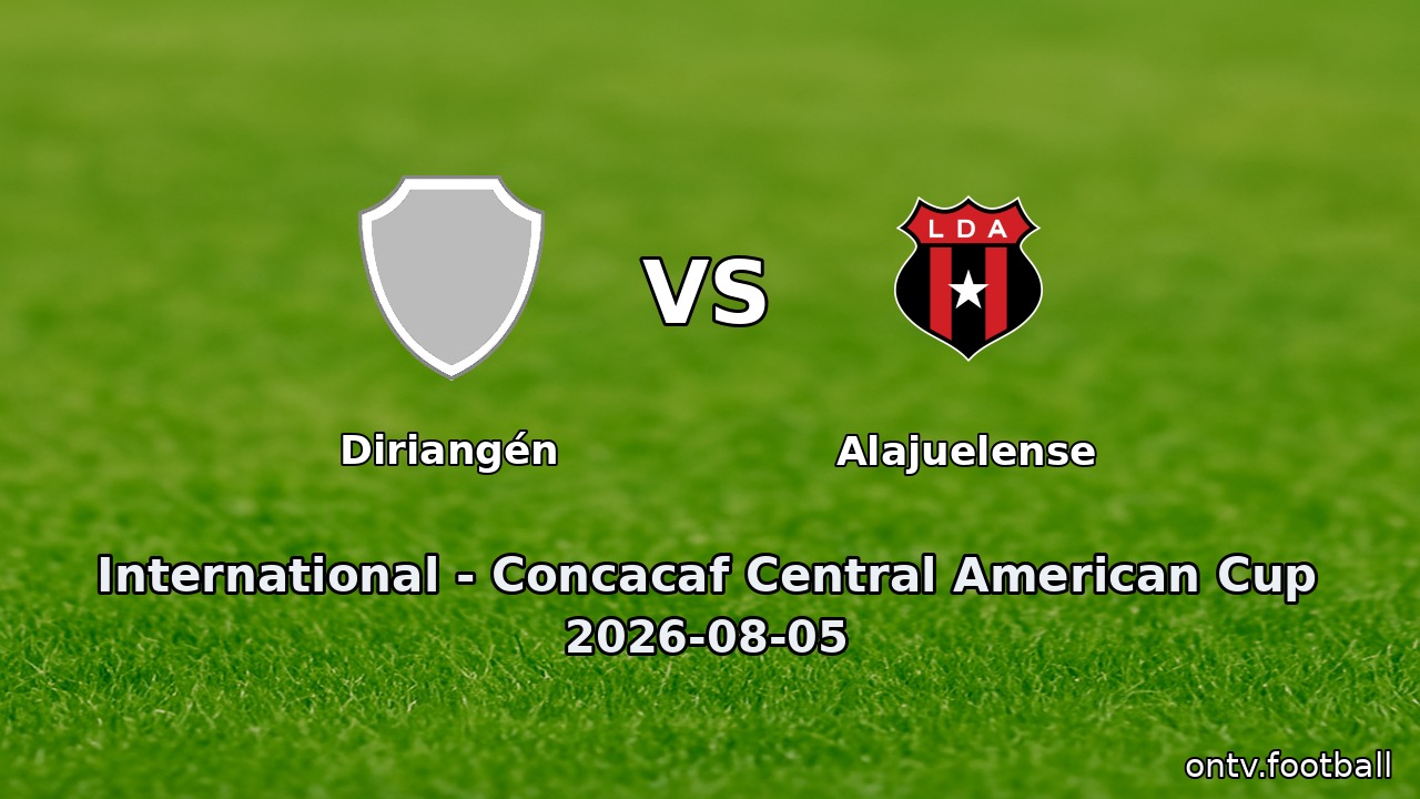Diriangén vs Alajuelense