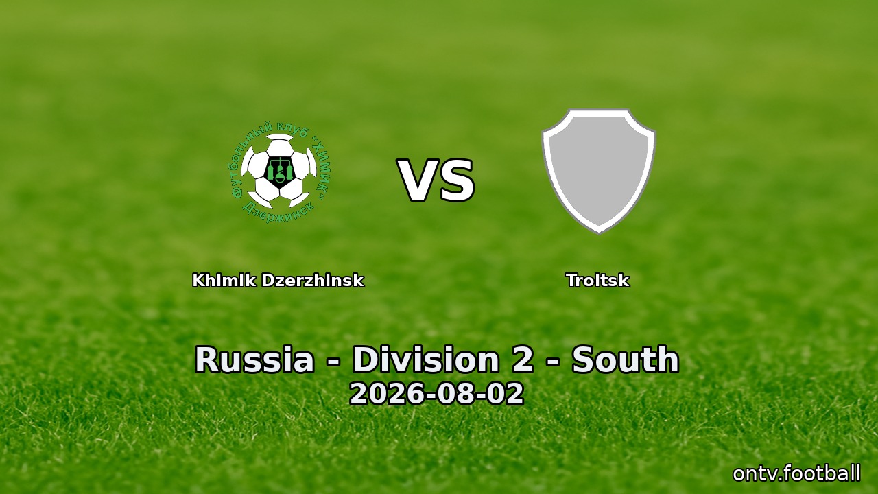 Khimik Dzerzhinsk vs Troitsk
