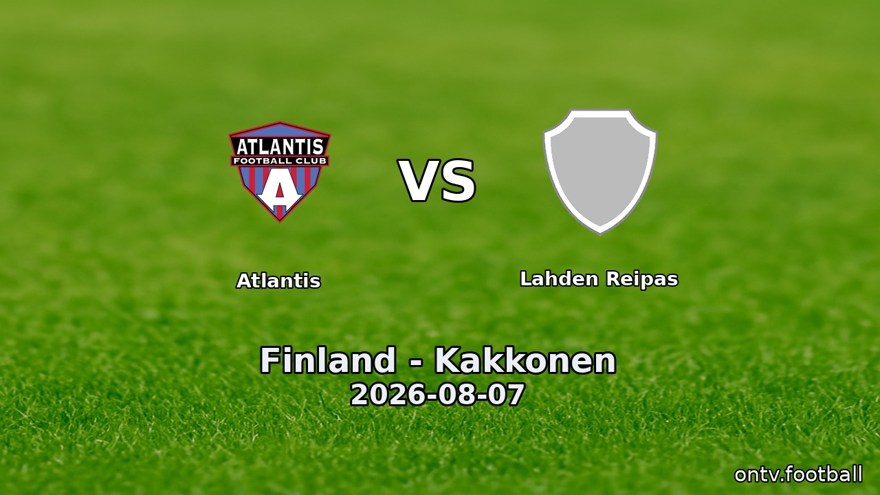 Atlantis vs Lahden Reipas