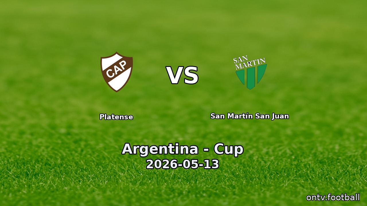 Platense vs San Martín San Juan