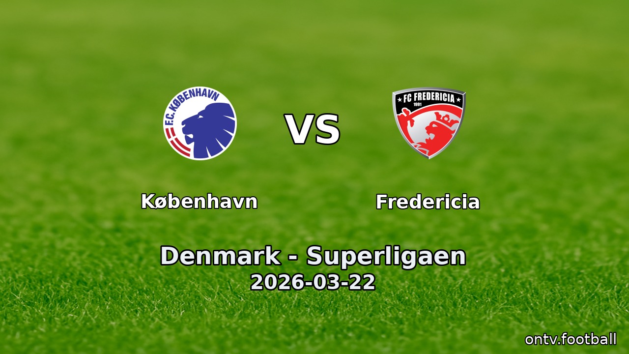 København vs Fredericia