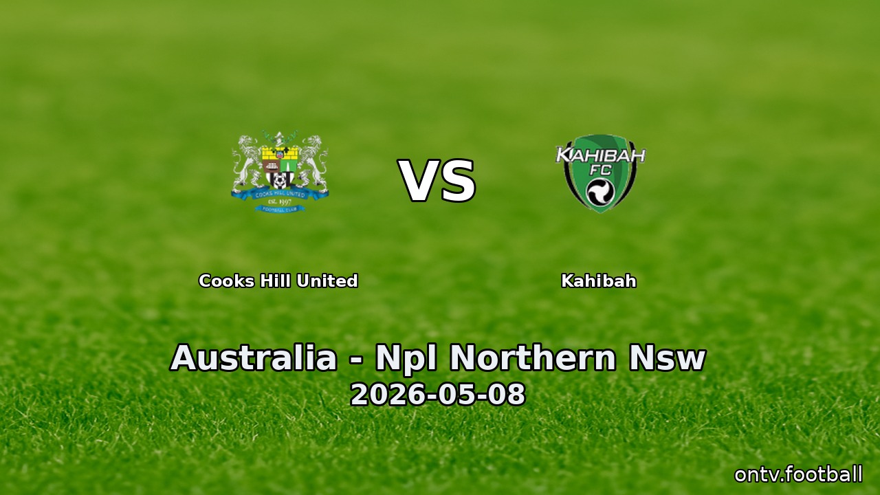 Cooks Hill United vs Kahibah