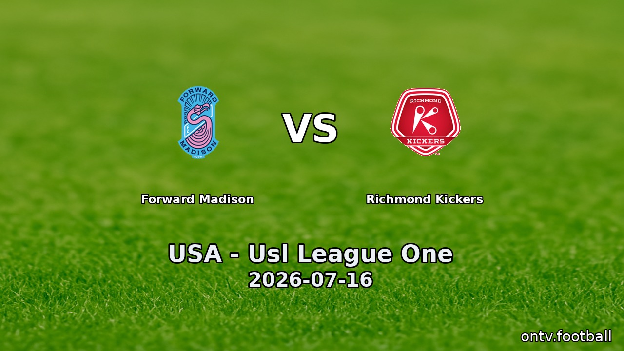 Forward Madison vs Richmond Kickers