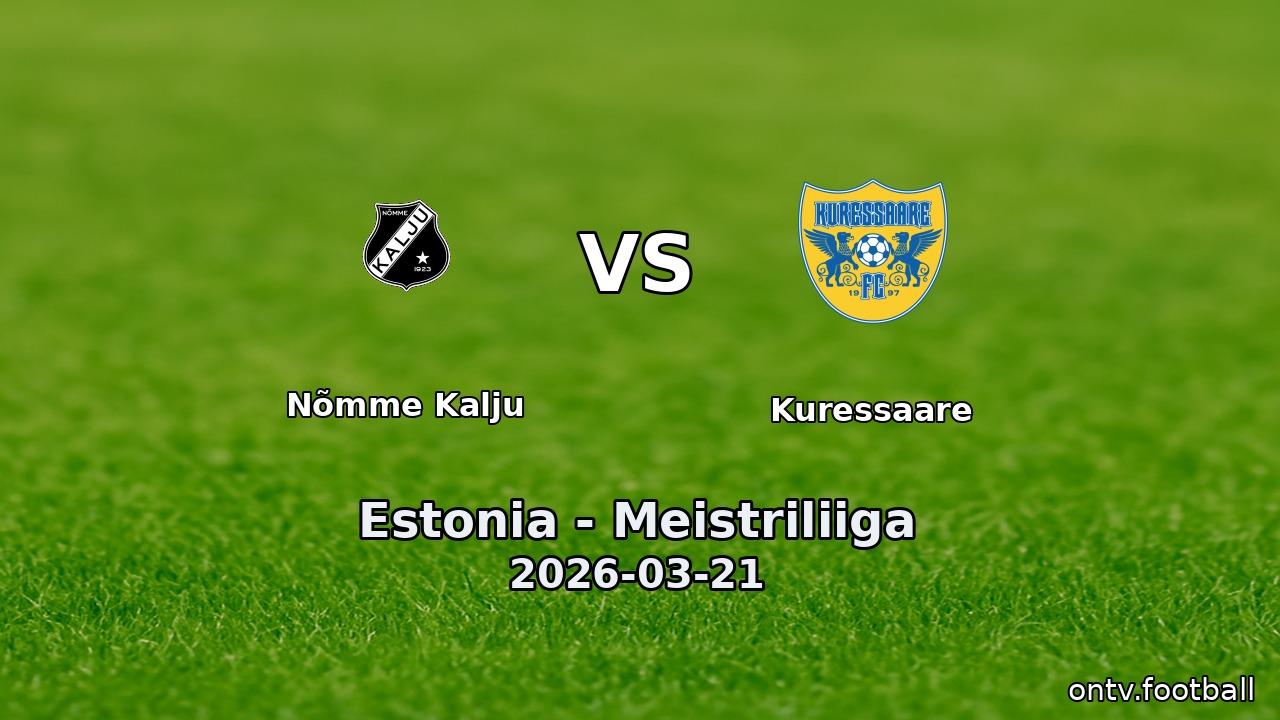 Nõmme Kalju vs Kuressaare