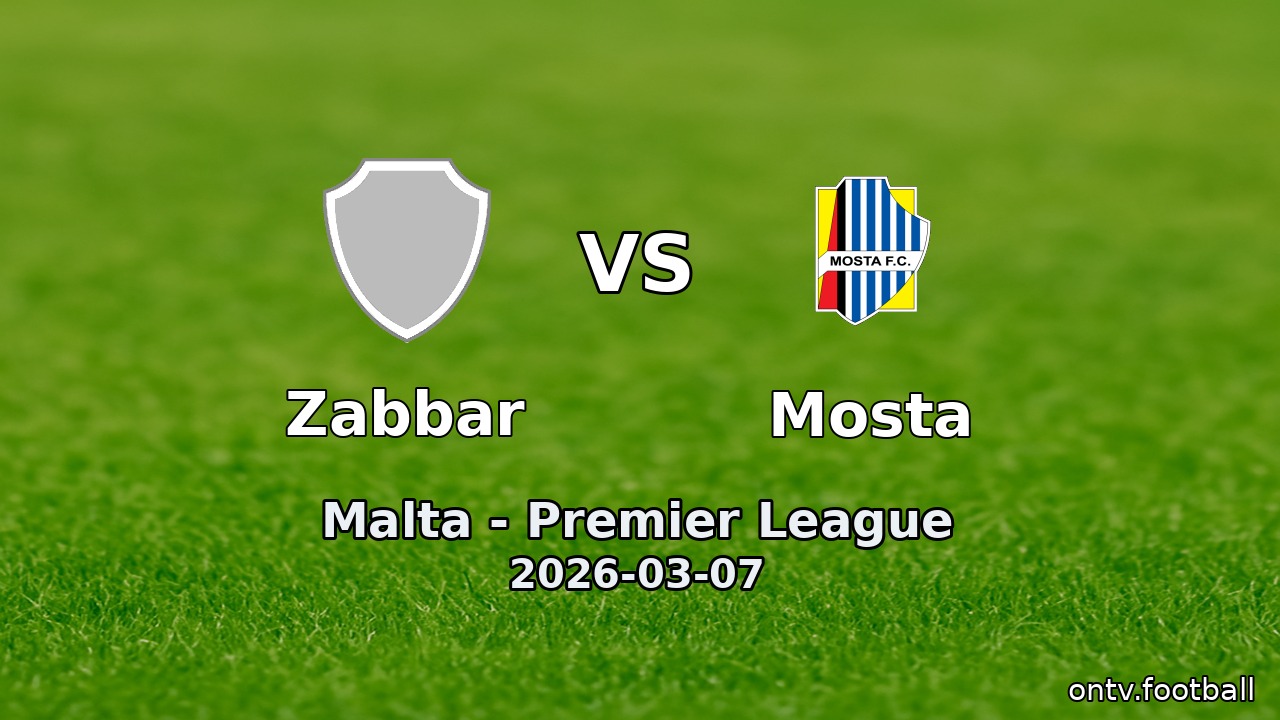 Zabbar vs Mosta