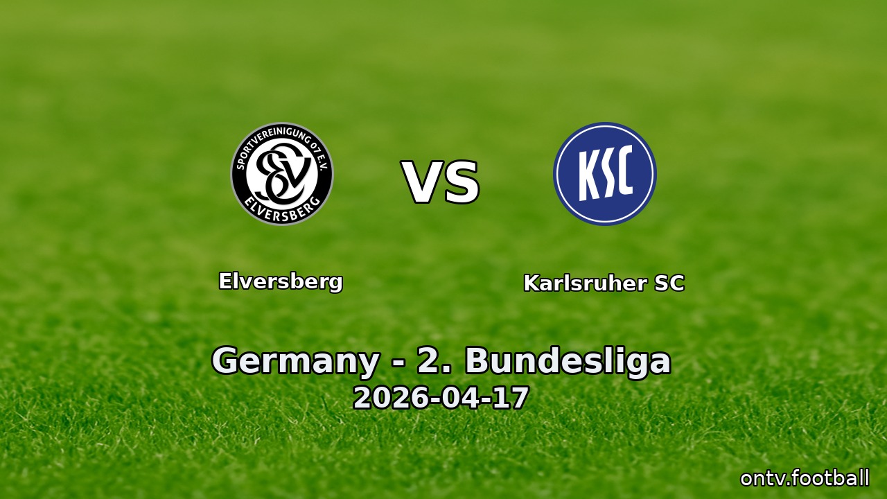 Elversberg vs Karlsruher SC