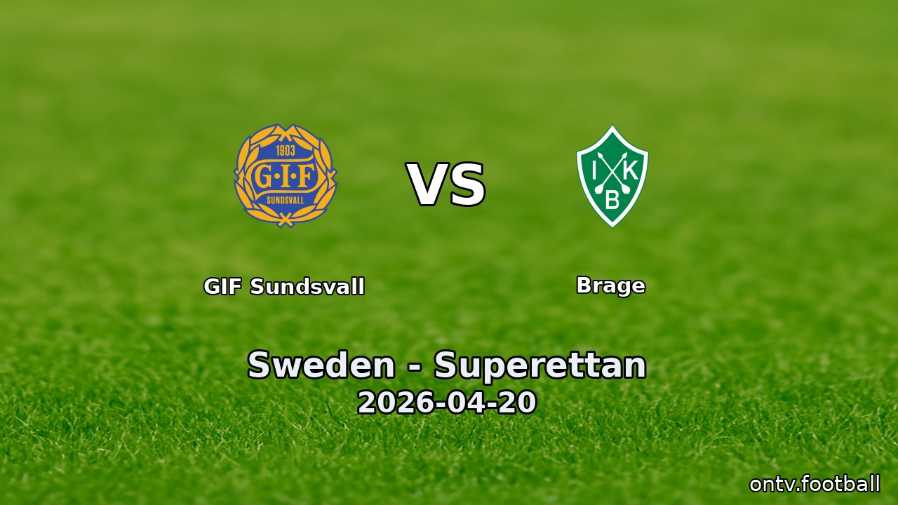 GIF Sundsvall vs Brage