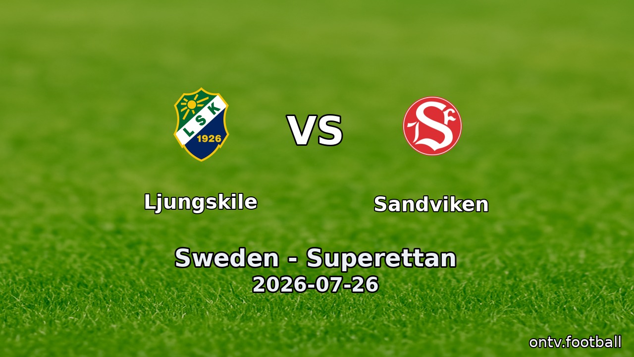 Ljungskile vs Sandviken