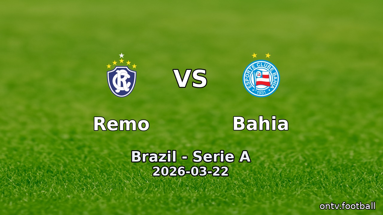 Remo vs Bahia