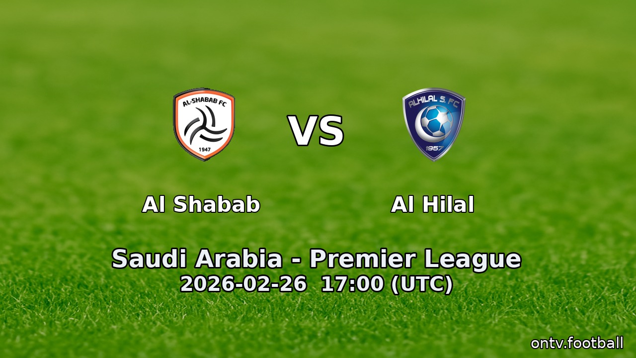 Al Shabab vs Al Hilal