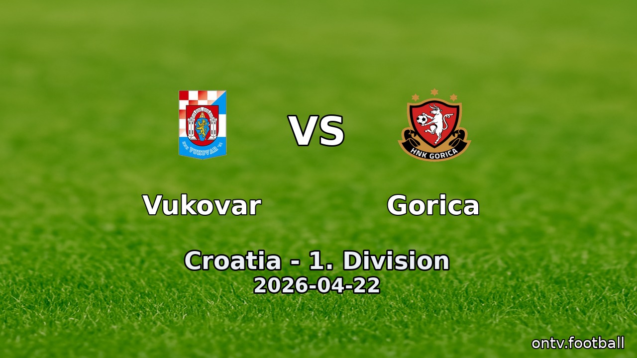 Vukovar vs Gorica