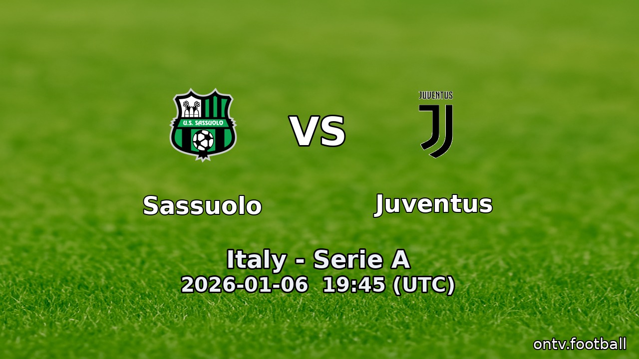 Sassuolo vs Juventus