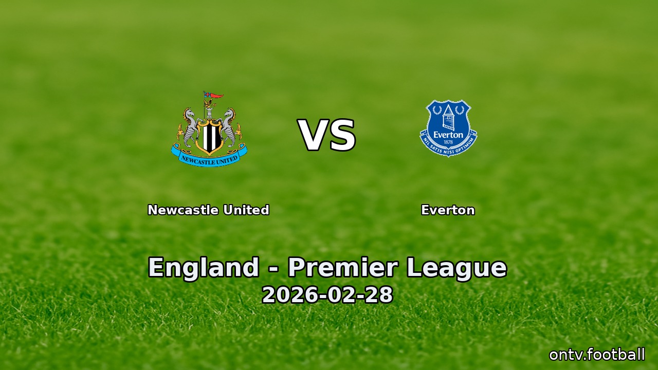 Newcastle United vs Everton