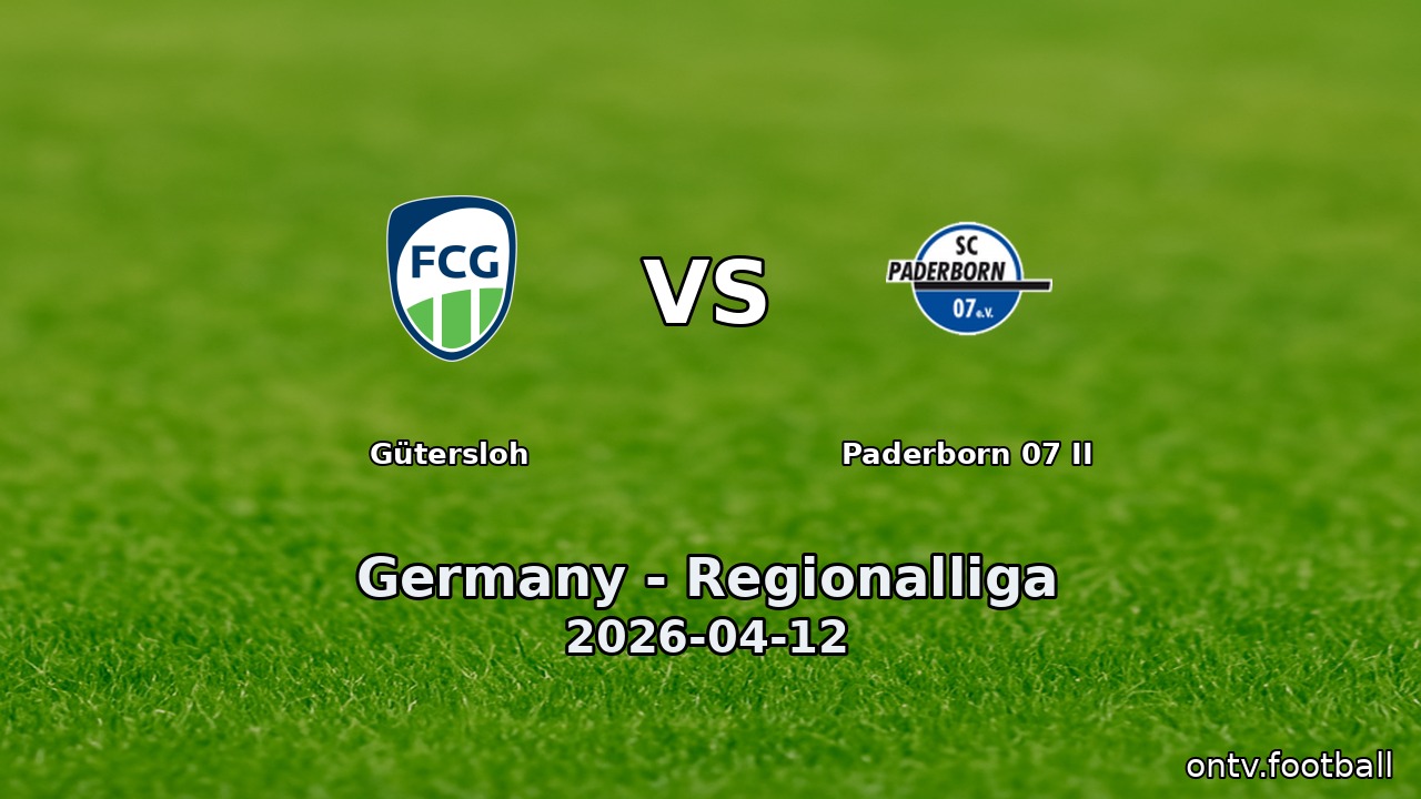 Gütersloh vs Paderborn 07 II