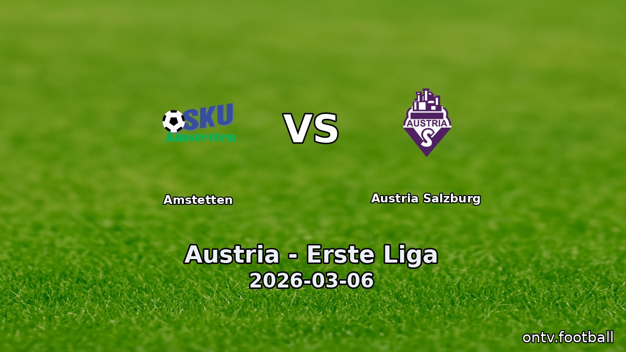 Amstetten vs Austria Salzburg
