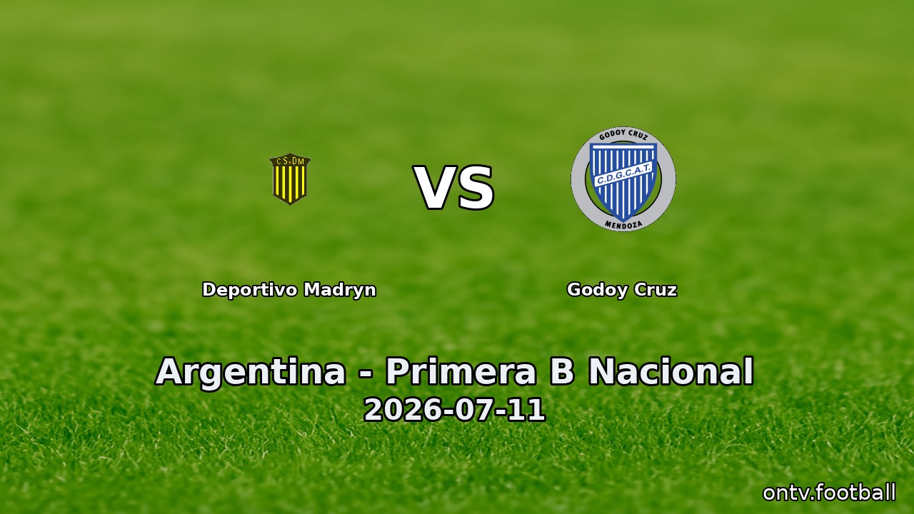 Deportivo Madryn vs Godoy Cruz
