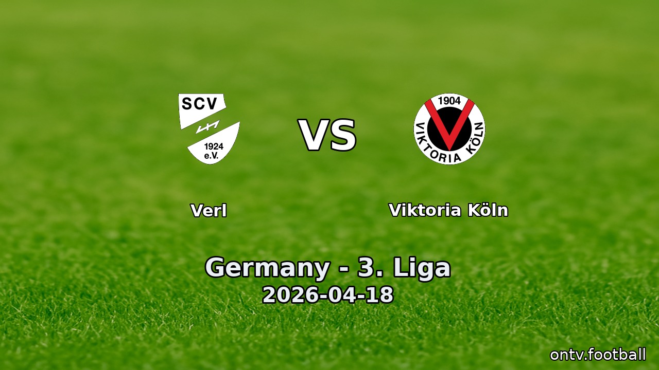 Verl vs Viktoria Köln