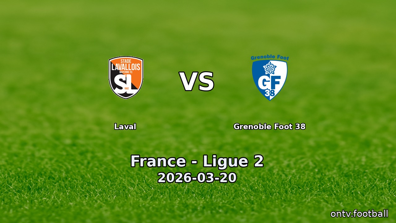 Laval vs Grenoble Foot 38