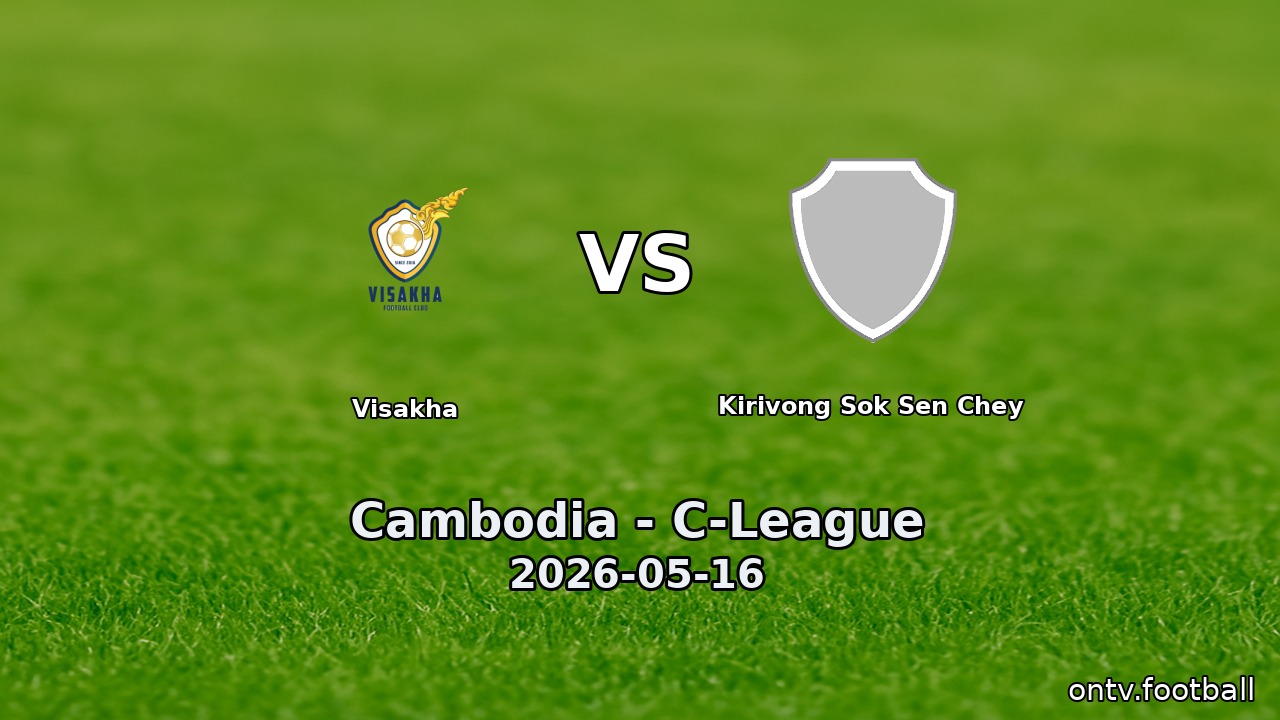 Visakha vs Kirivong Sok Sen Chey