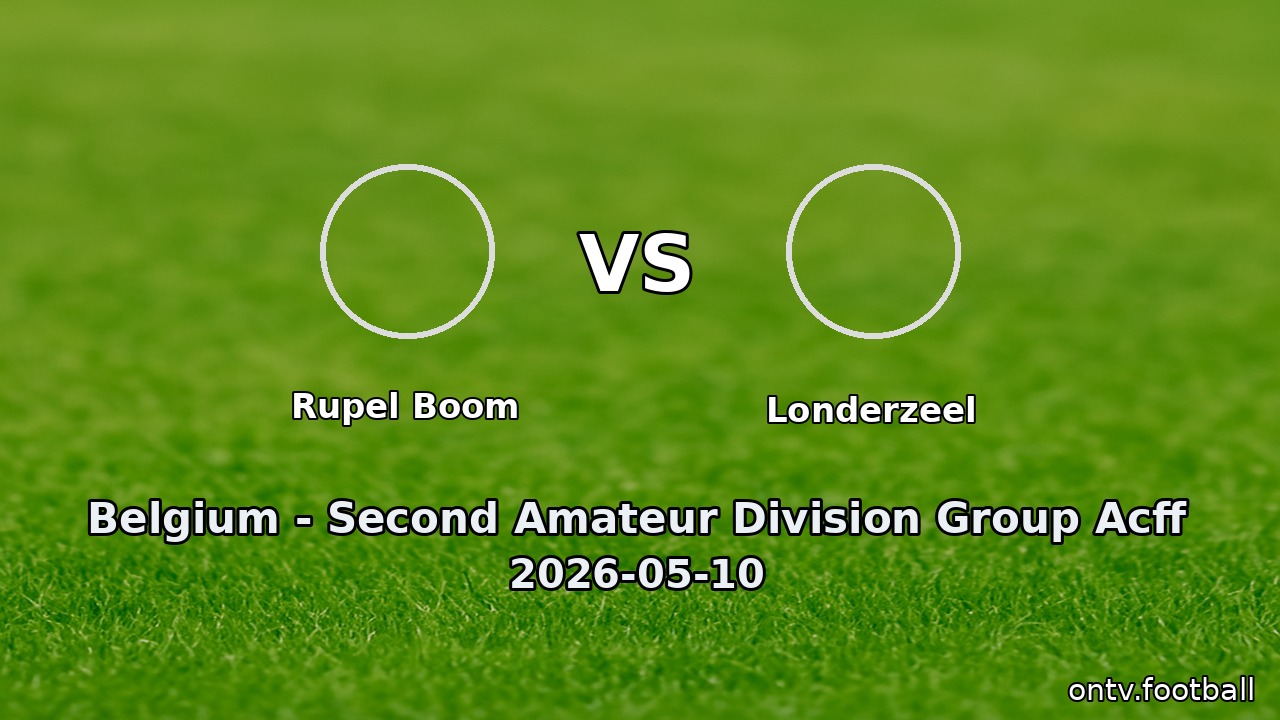 Rupel Boom vs Londerzeel