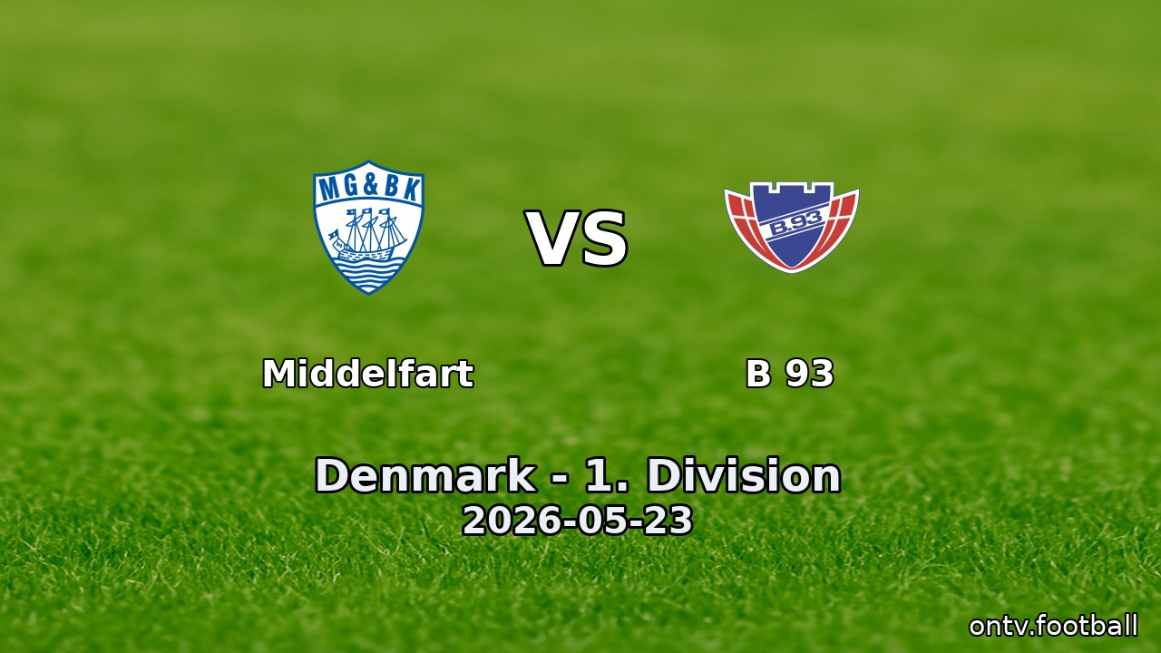 Middelfart vs B 93