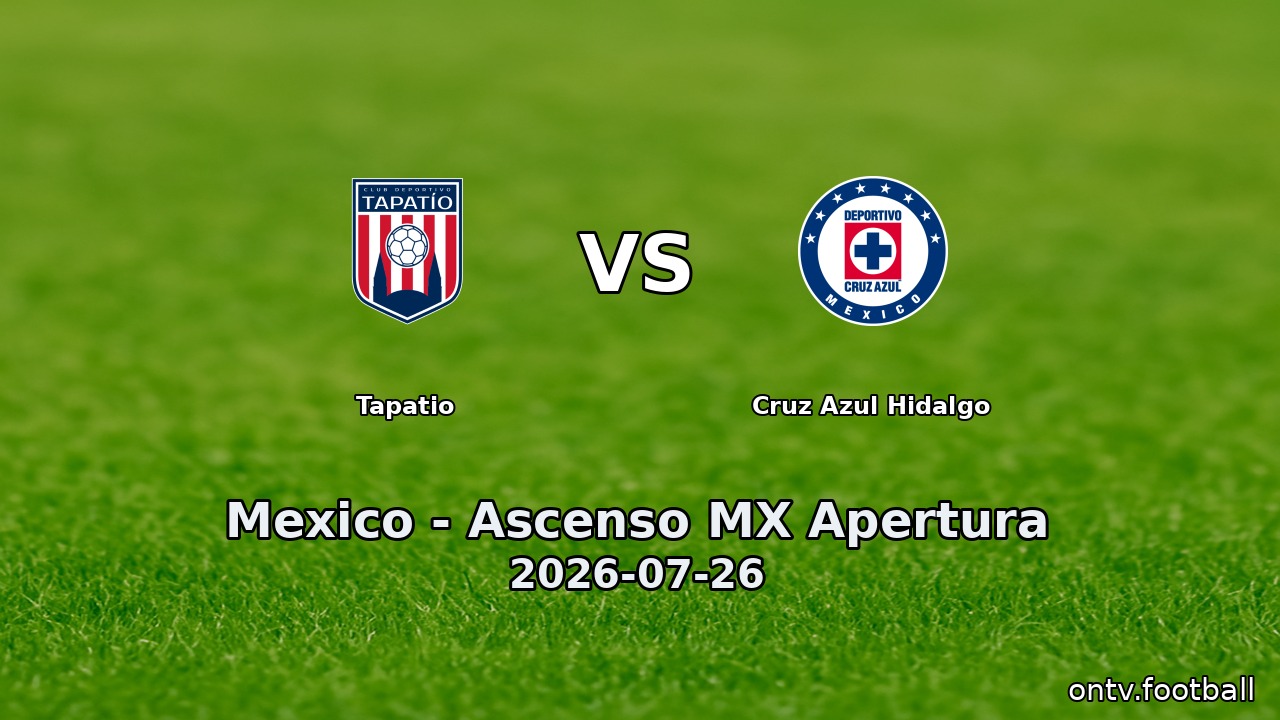 Tapatio vs Cruz Azul Hidalgo