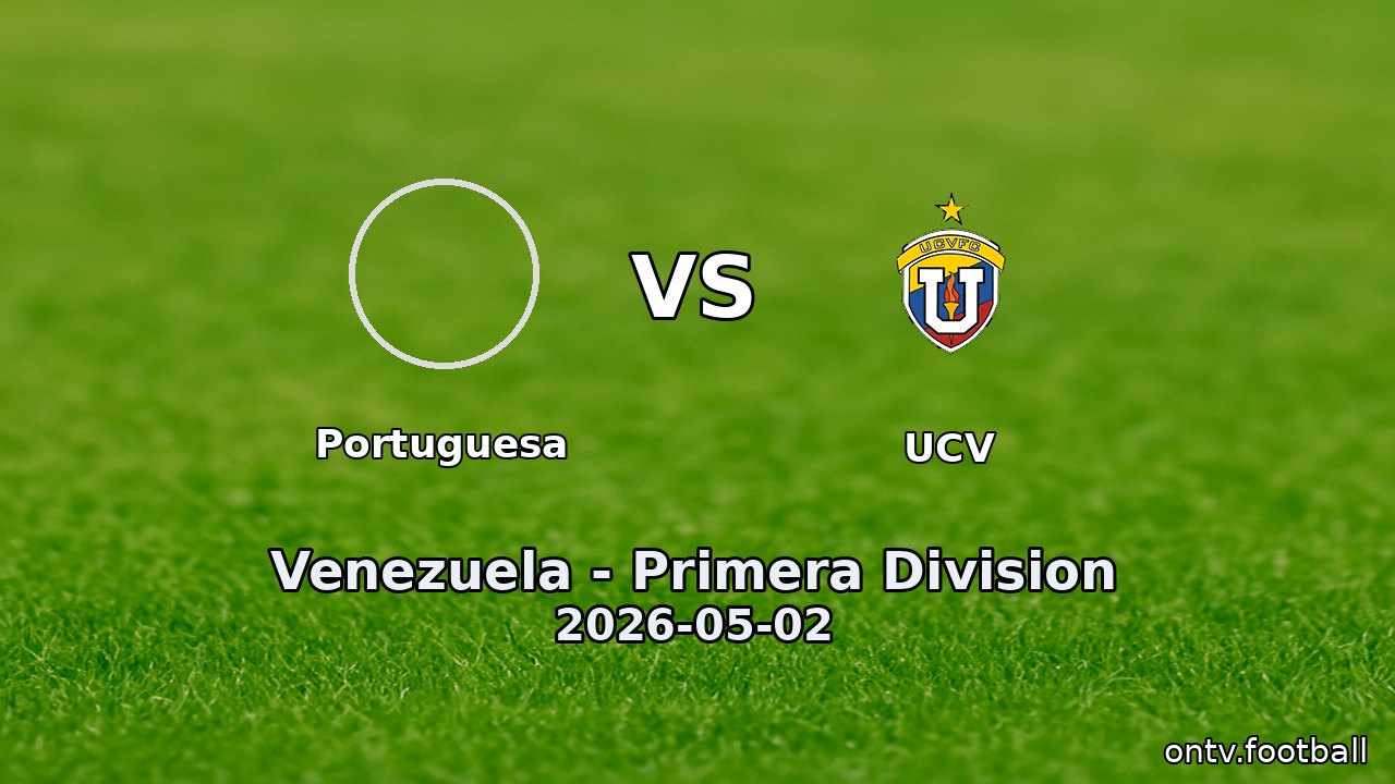 Portuguesa vs UCV