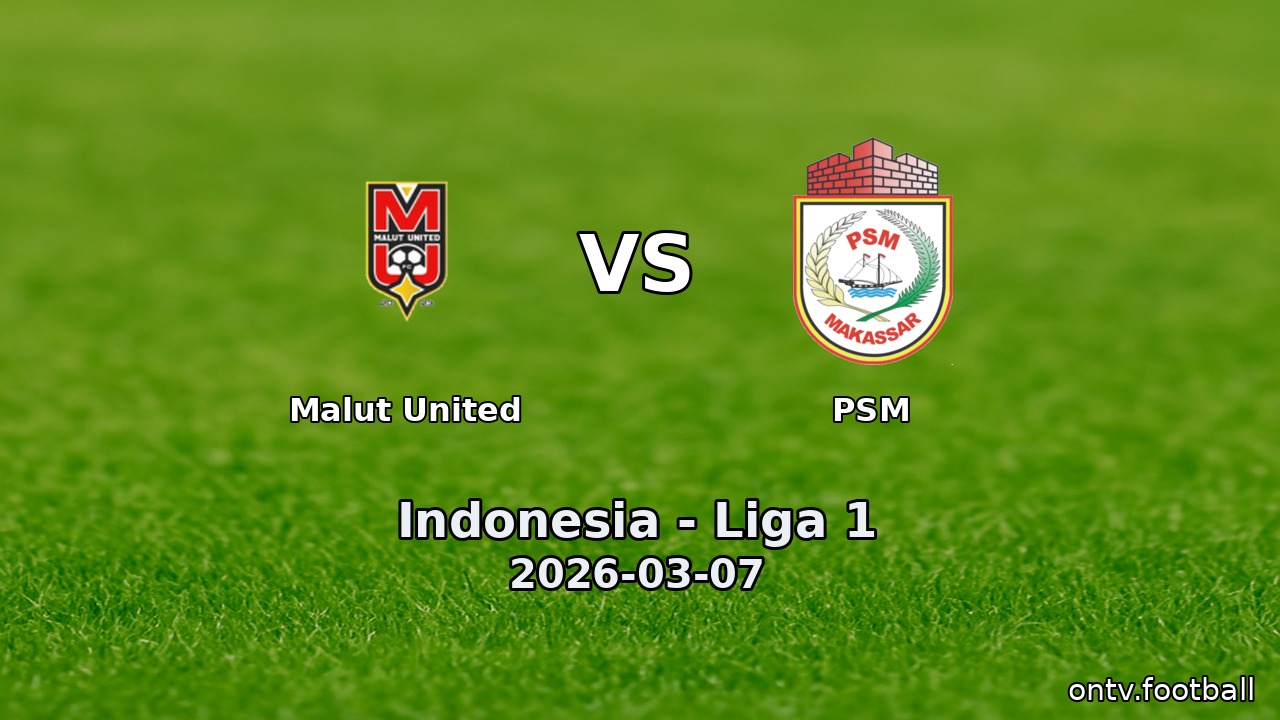 Malut United vs PSM