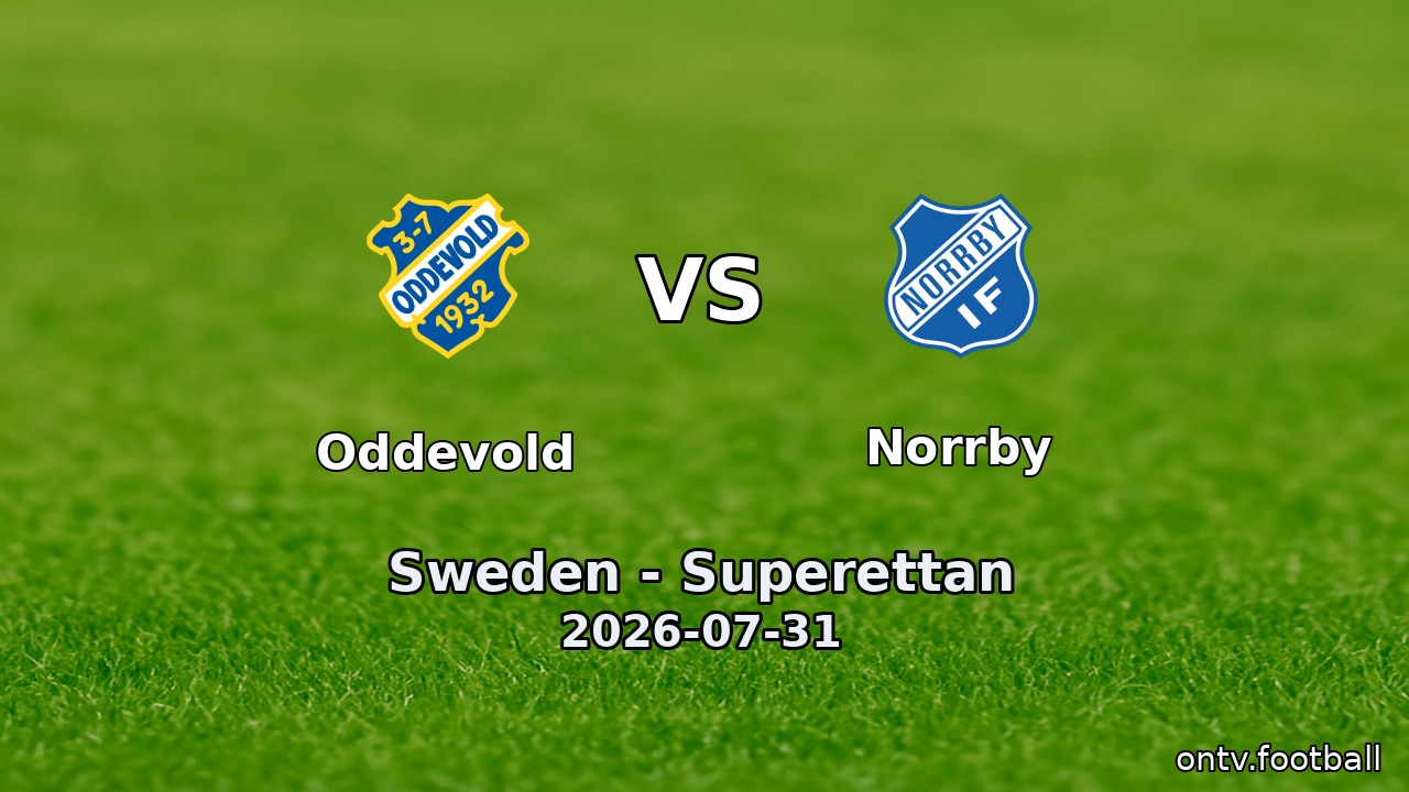 Oddevold vs Norrby