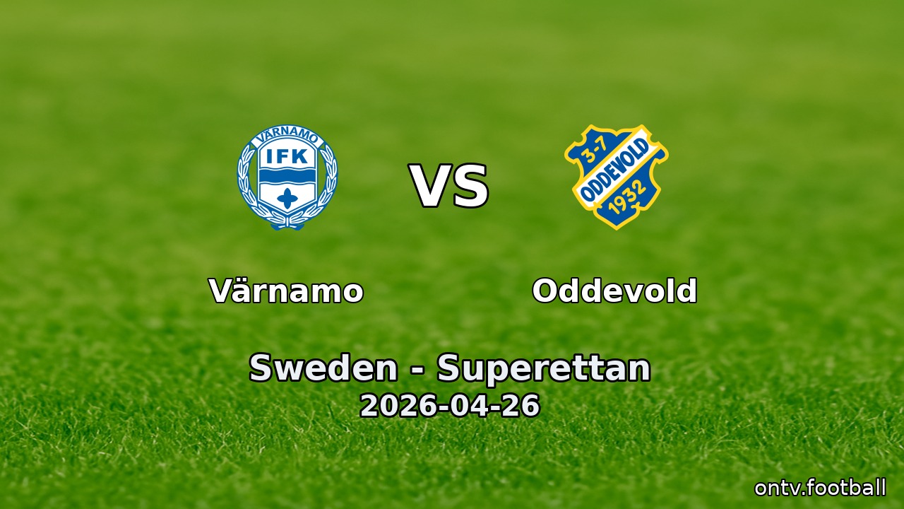 Värnamo vs Oddevold