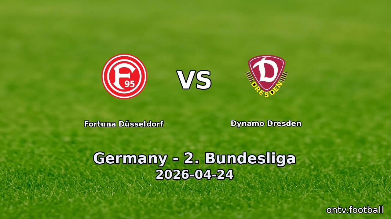 Fortuna Düsseldorf vs Dynamo Dresden