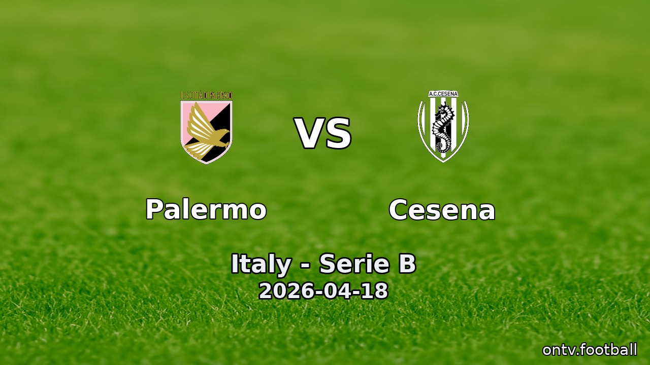 Palermo vs Cesena