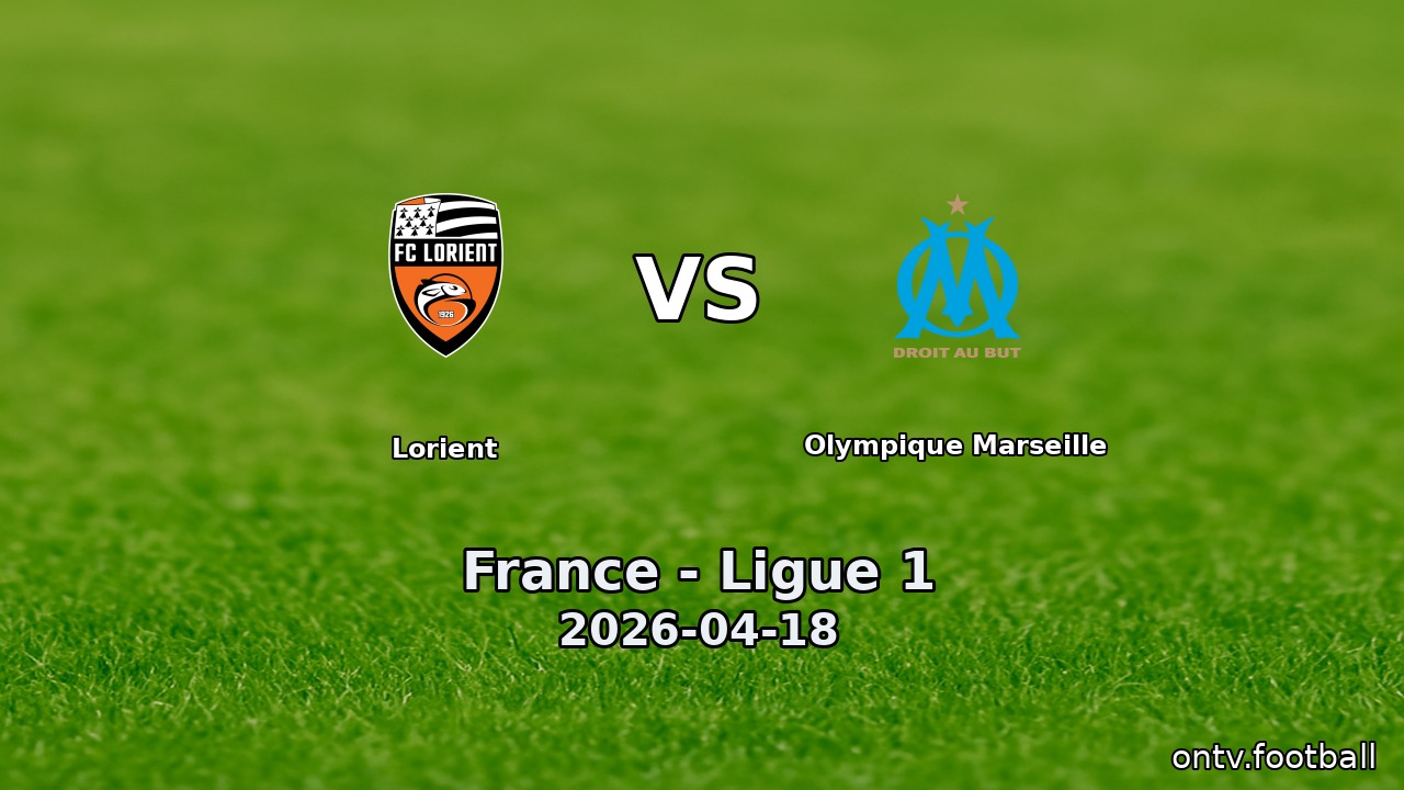 Lorient vs Olympique Marseille