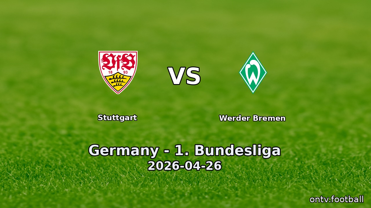 Stuttgart vs Werder Bremen