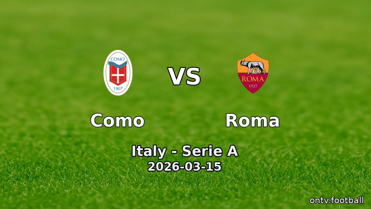 Como vs Roma