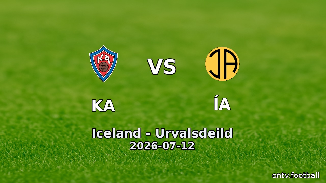 KA vs ÍA