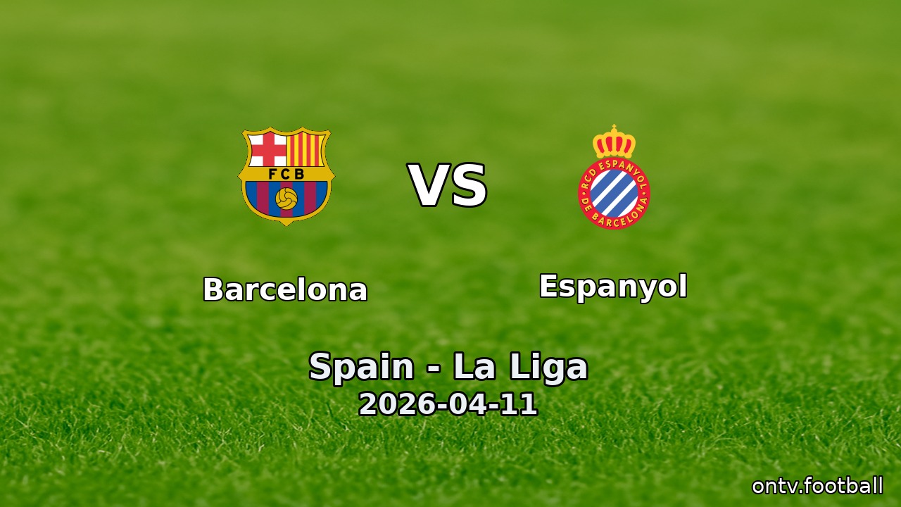 Barcelona vs Espanyol