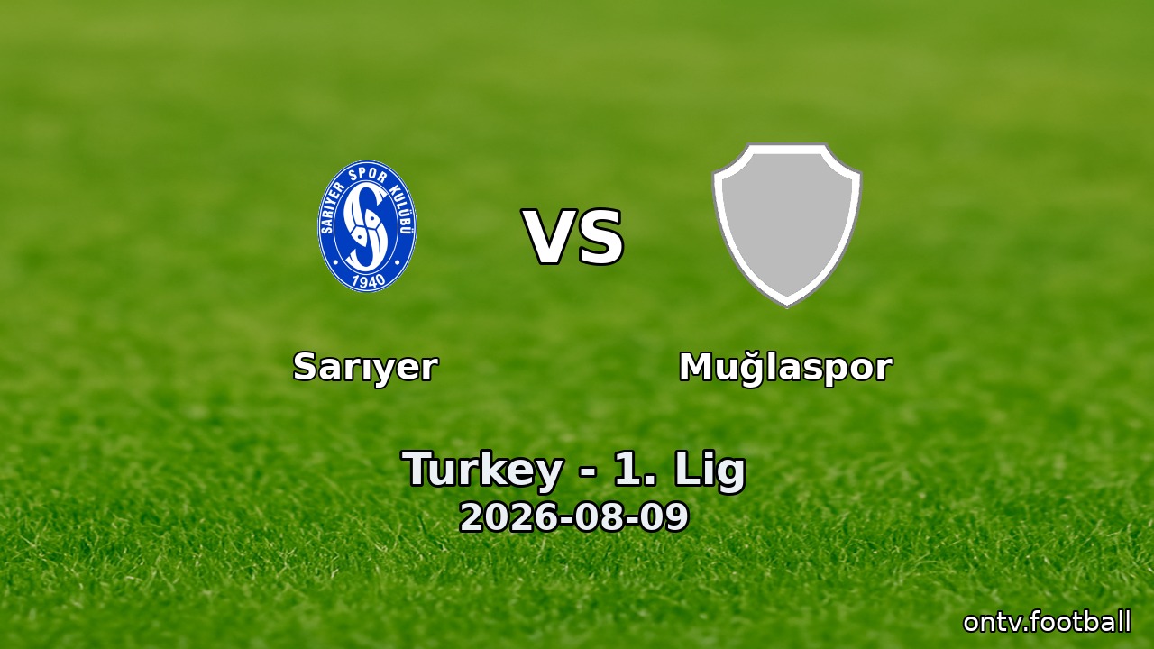 Sarıyer vs Muğlaspor