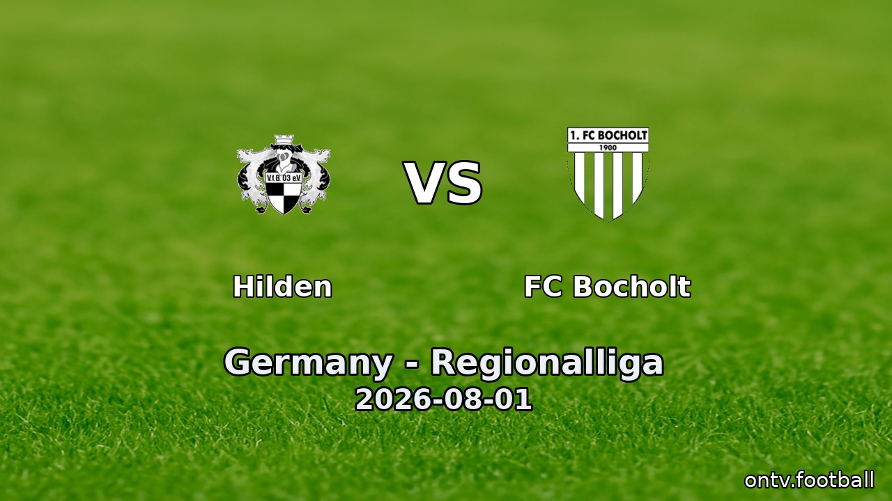 Hilden vs FC Bocholt